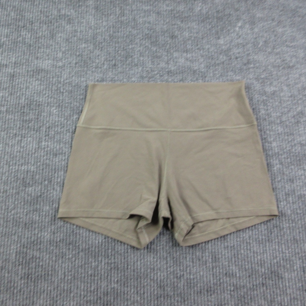 Lululemon Shorts Womens 12 Brown Biker High-Rise Yoga Moisture Wicking 29W*